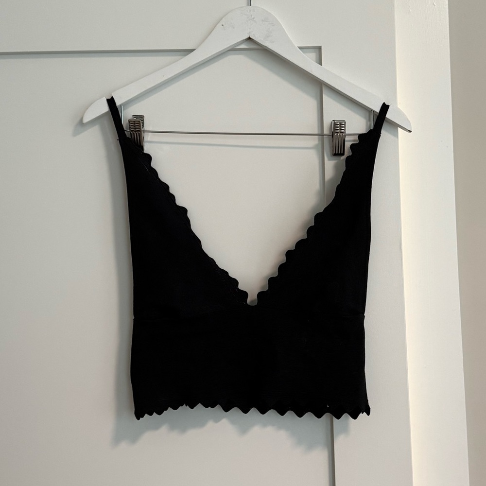 Free people black tank top Size M